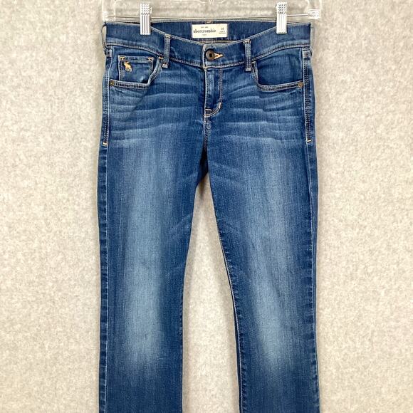 Abercrombie Kids Jeans Size 16 Straight Low Rise Stretch Preppy Retro Y2K - Picture 3 of 16